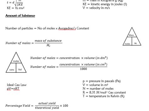 Chemistry Equations Sheet Gcse Aqa - Tessshebaylo