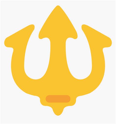 Trident Emoji, HD Png Download - kindpng