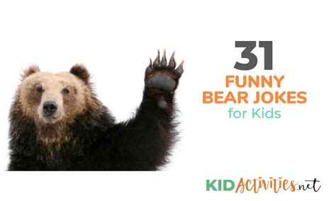 31 Funny Bear Jokes for Kids [Polar Bear Jokes & Koala Bear Jokes]