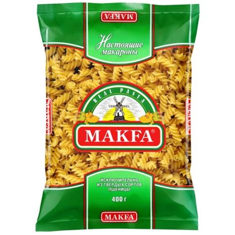 Макароны Макфа Спиральки 400 г. купить по цене 75 р ☛ Доставка по СПБ и ...