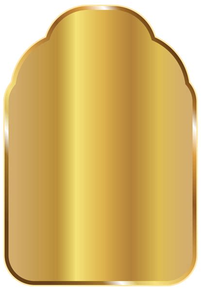 Golden Label Template Png Image Clipart Artofit