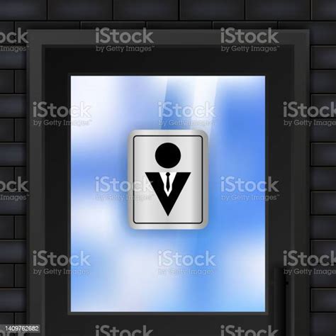 Wc Door Plate Symbol Men Women Restroom Vector Illustration向量圖形及更多人圖片