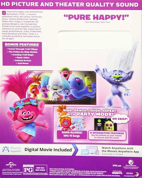 Buy Trolls Blu Ray Gruv