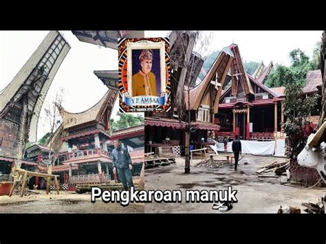 Lantang Megah Persiapan Upacara Adat Rambu Solo Alm Yahuda Pune Ambaa