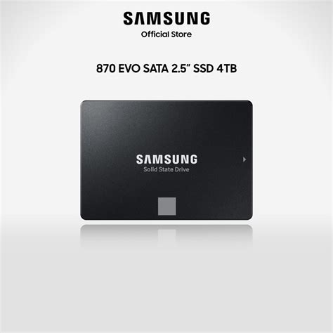 Samsung 870 Evo Sata 2 5 Ssd 4tb Shopee Singapore