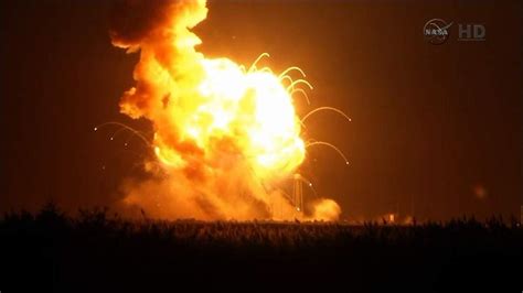 Rocket Explosion: 'Hazardous Materials' Warning | US News | Sky News