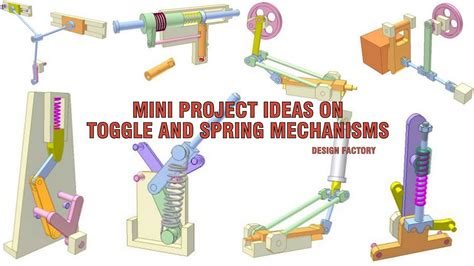 Toggle And Spring Mechanism Mini Projects Mechanical Engineering