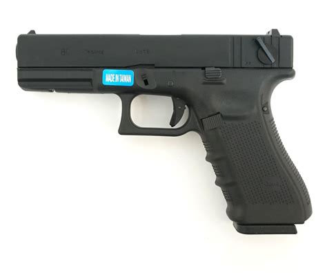 Страйкбольный пистолет WE Glock-18 Gen.4, сменные накладки (WE-G002B-BK ...