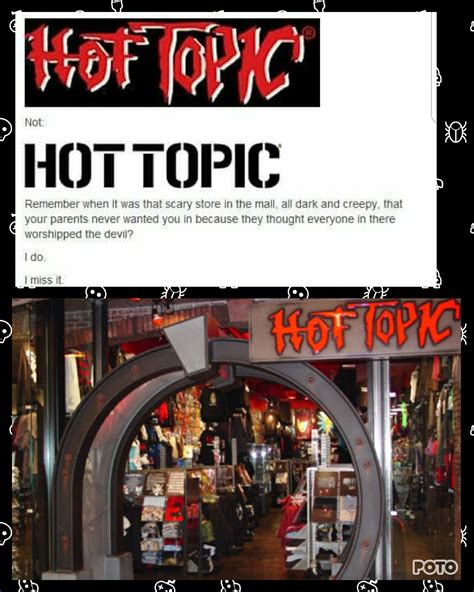 The Old Hot Topic R Nostalgia