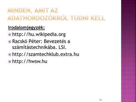 PPT Minden amit az adathordozókról tudni kell PowerPoint Presentation