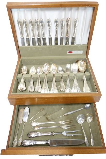 ShopTheSalvationArmy Sterling Silver Flatware 71pcs Sterling Silber