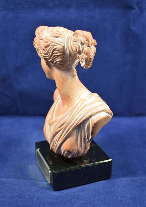 Artemis Sculpture Diana Bust Ancient Greek Goddess Of Hunt Etsy