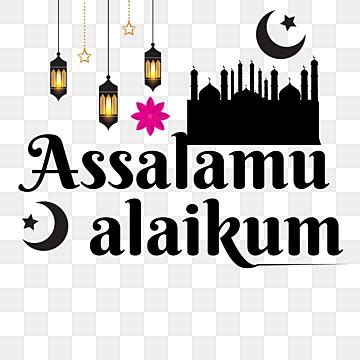 Transparent Ornament Vector Png Images Assalamu Alaikum Lettering In