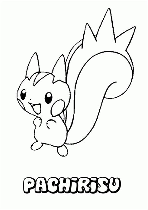 Electric Pokemon Coloring Page Coloring Nation