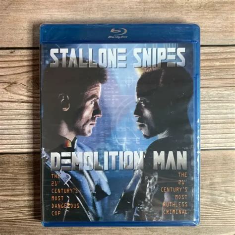 Demolition Man 1993 Blu Ray Sylvester Stallone Wesley Snipes Brand New