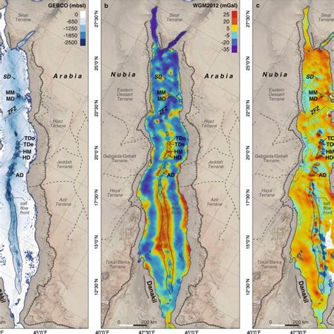 Red Sea Underwater Map