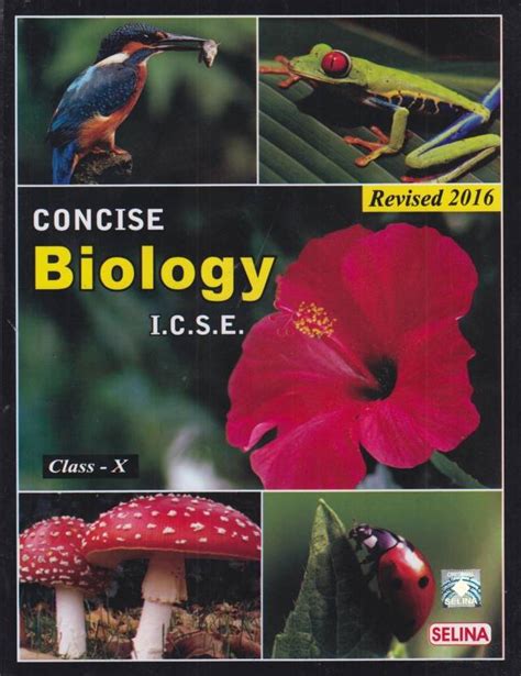 Icse Concise Biology Class 10 Buy Icse Concise Biology Class