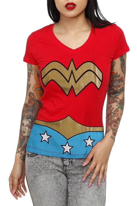 Dc Comics Wonder Woman V Neck Girls T Shirt Girls Tshirts Shirts