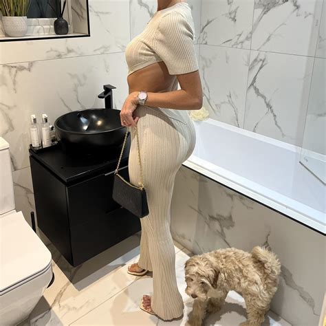 Maniere De Voir Nude Knitted Jumpsuit Worn Once Depop