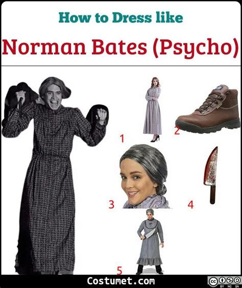 Norman Bates Costume for Cosplay & Halloween 2023 | Norman bates, Cool ...