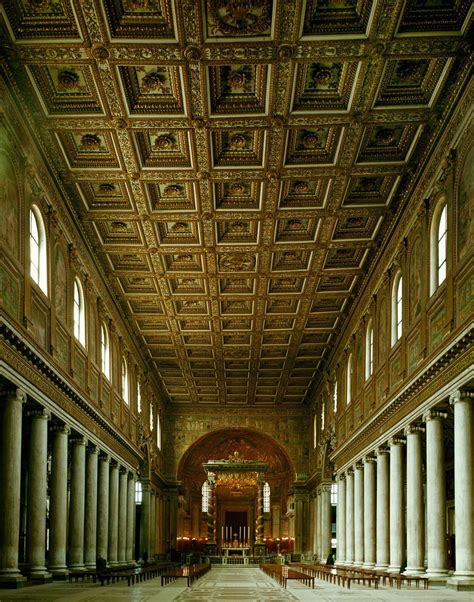 Santa Maria Maggiore (Interior view of nave toward apse) (ca. 400s /1400s) | Artsy