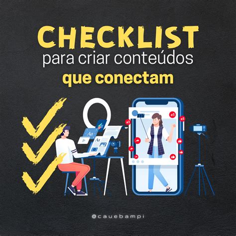 Checklist para Criar Conteúdos que Conectam