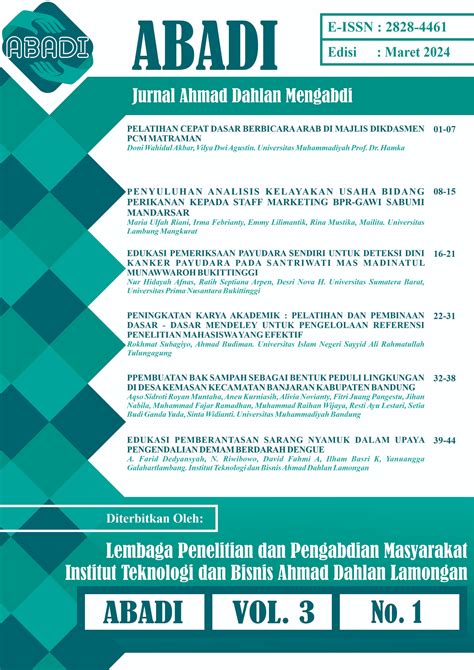 EDUKASI PEMERIKSAAN PAYUDARA SENDIRI UNTUK DETEKSI DINI KANKER PAYUDARA