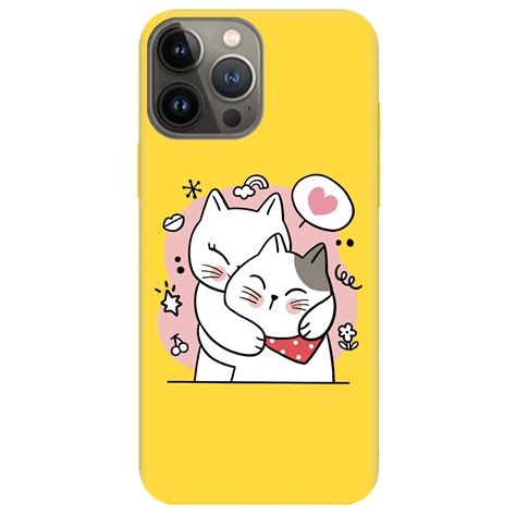 【Чехол для Apple iPhone 13 Pro желтый матовый soft touch Embrace ...