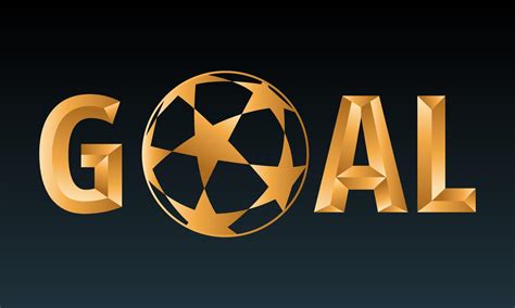 Illustration of football soccer. Goal scored. 14749684 Vector Art at ...