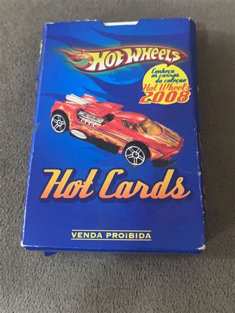 Hot Cards Contendo Cartas Hot Wheels Produto Masculino