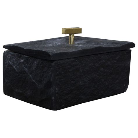 OCHOA Caja Decorativa Marmol Negra 7x5x3 01 52 5868