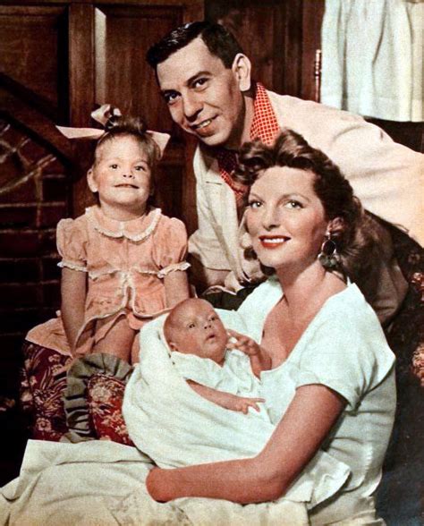 Filejack Webb And Julie London With Stacey And Lisa 1953