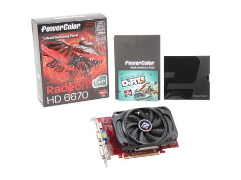 PowerColor Radeon HD 6670 DirectX 11 AX6670 2GBK3 H Video Card Newegg