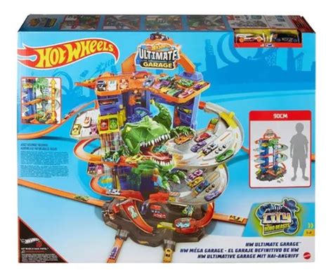 Hot Wheels Ultimate Garage City Robo Beasts Cm Altura Env O Gratis
