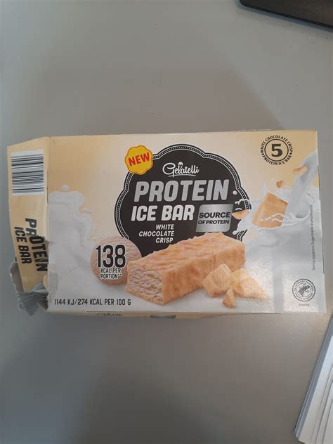 PROTEIN ICE BAR WHITE CHOCOLATE CRISP GELATELLI Recensioni Di Gusto