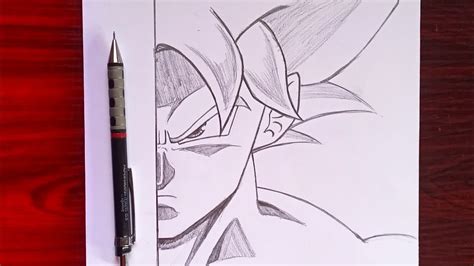 Anime Art How To Draw Goku Ultra Instinct Using Just A, 54% OFF