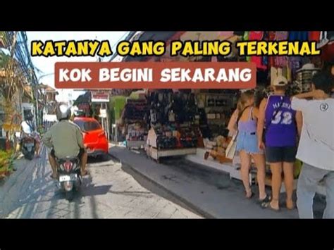 Begini Kondisi Gang Paling Terkenal Di Bali Gang Popies Youtube