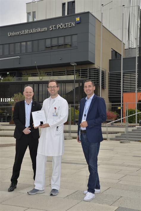 Universitätsklinikum St Pölten Verleihung des Middle Europe Award