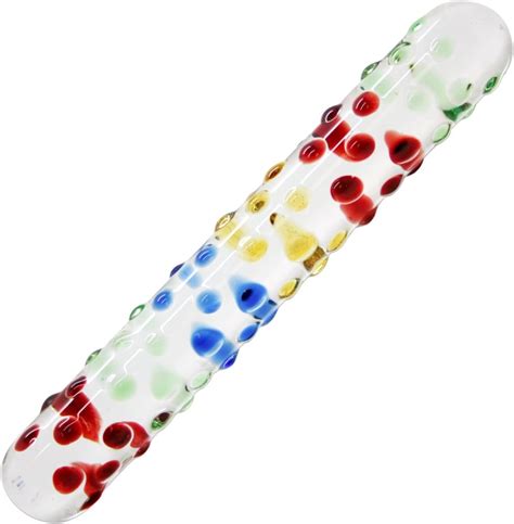 Amazon Smooth Nubby Glass G Spot Dildo Health Household