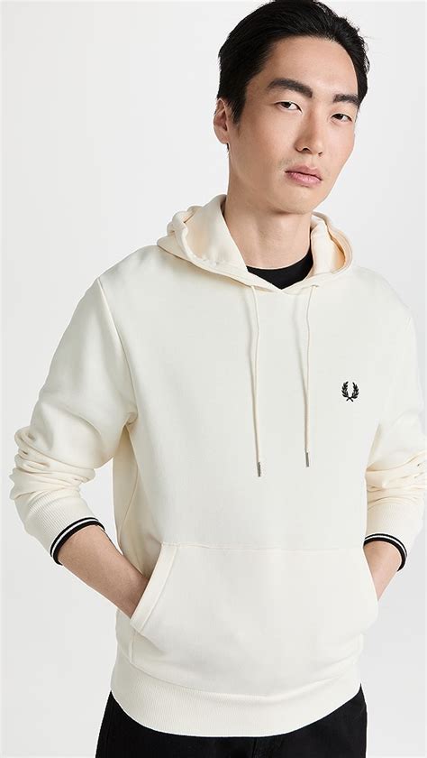 Fred Perry Tipped Hooded Sweatshirt Shopbop