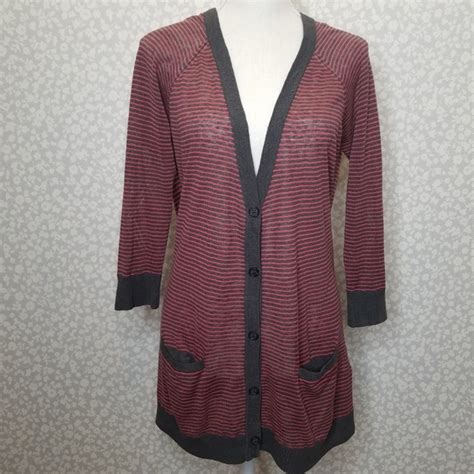 Joie Sweaters Joie Silk Linen Striped Boyfriend Cardigan Poshmark