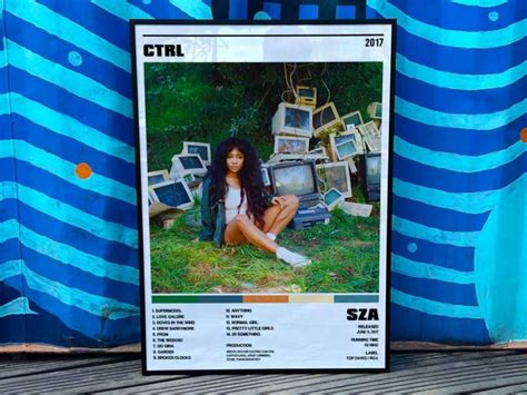 SZA "CTRL" Album Cover Poster #custom - lylyprint.com