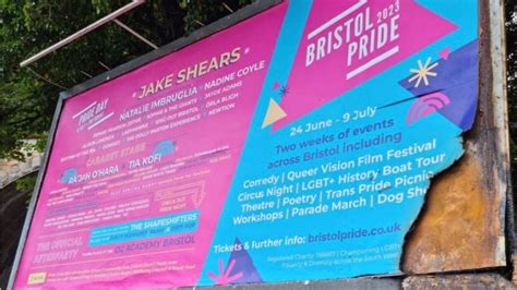 Bristol Pride Billboard Set Alight In Suspected Hate Crime Bbc News