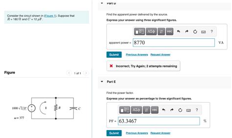 Solved Part Consider the circuit shown in (Figure 1). | Chegg.com 