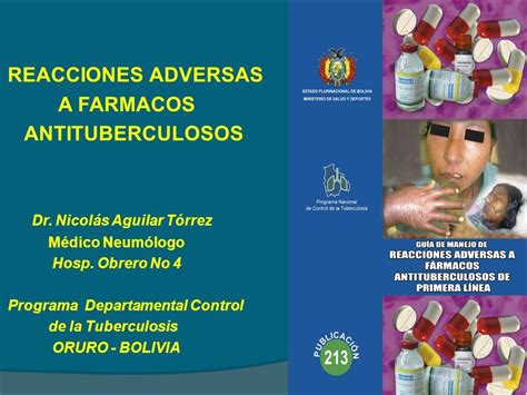 Reacciones Adversas A Farmacos Antituberculosos Dr Nicol S Aguilar