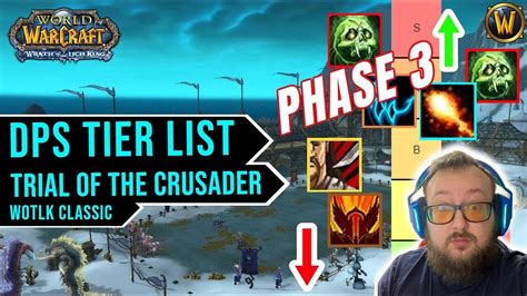 Phase Dps Tier List Trial Of The Crusader Wotlk Classic