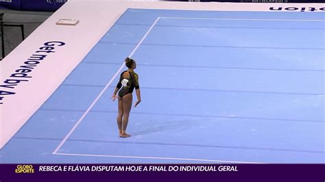 Vídeo Rebeca e Flávia disputam hoje a final do individual geral