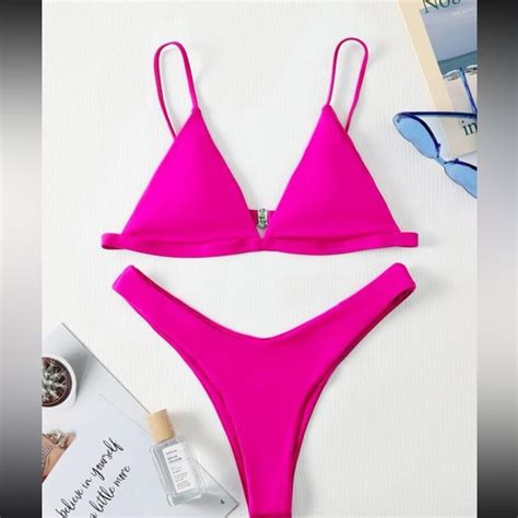 Swim Triangle High Cut Bikini Poshmark