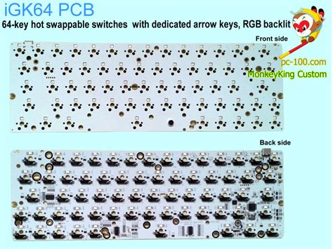 Igk Rgb Hot Swappable Cherry Mx Mechanical Keyboard With Dedicated Arrow Keys