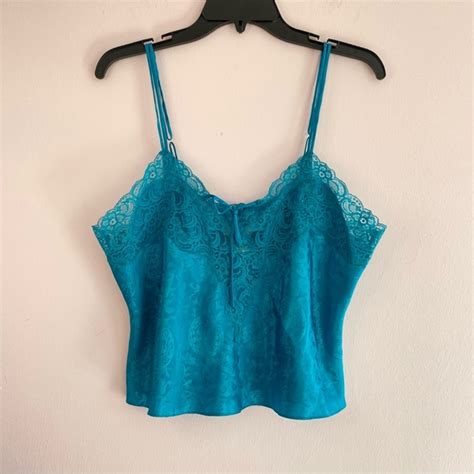 Victoria S Secret Intimates Sleepwear Vintage Victorias Secret Floral Lace Cami Lingerie